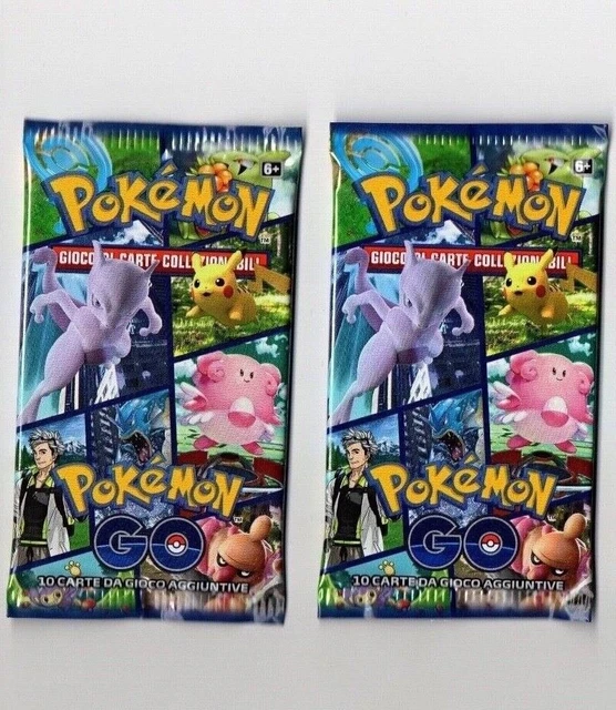 2x Buste Bustine Pacchetti POKEMON GO - italiane sigillate originali ITA!!!