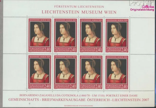 Liechtenstein 1437Klb Sheetlet (complete issue) unmounted mint / never (9477553