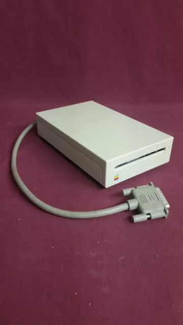 Pristine Macintosh 800k External Disk Drive (M0131) For  Early Macs