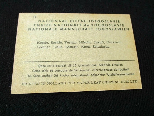 Fanion Hockey Sur Glace Yougoslavie SKKS Jugoslavija - Vintage Années 80/90