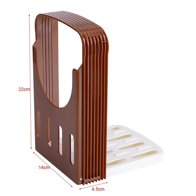BREAD SLICER SLICING Cutting Guide Kitchen Tool Loaf Toast Variable ...
