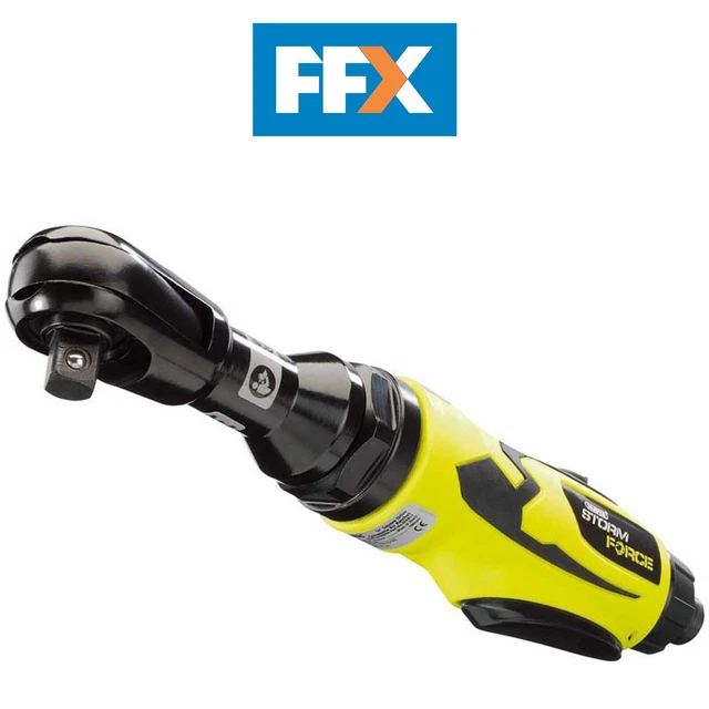 Draper 65034 Storm Force Air Ratchet with Composite Body 1/2 Inch Square Drive
