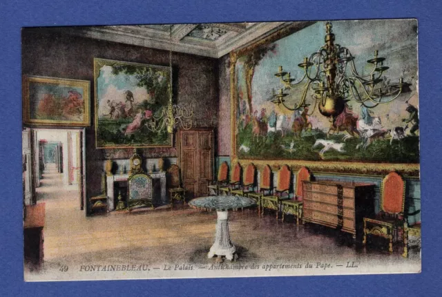 Ec * CPA / postcard: -> Fontainebleau - Le Palais, Papa's apartment