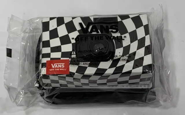 Vans Off the Wall Disposable 35mm Camera W/ Black Case Sealed Promo Checkerboard