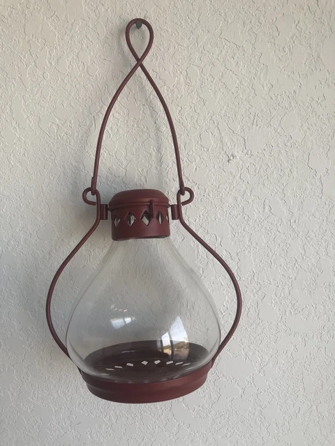 Antique Old School Lantern - Great For Decorating, Power Outages, Hiking Etc.