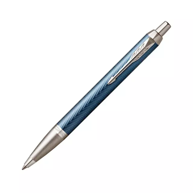 Parker IM Premium Bp Blue Grey With Chrome Trim