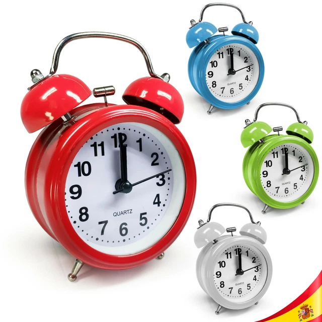 Mnsruu Orologio Da Parete Rotondo 24 Cm – Silenzioso, Senza Ticchettio – Acrilico Con Quadrante A Olio – Per Soggiorno E Ufficio