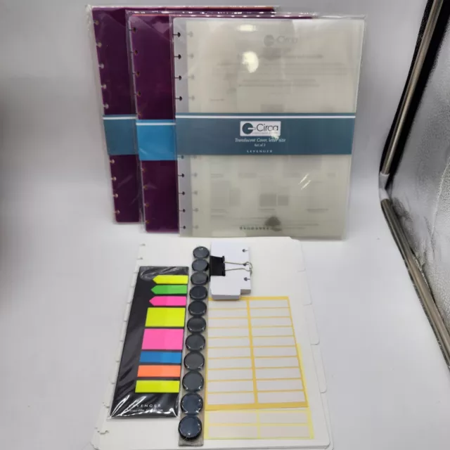 Levenger CIRCA Letter size starter kit refills spares NEW several types