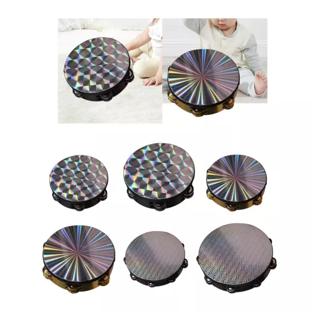 Tambour Tambourin jouet éducatif pratique de poche pour montrer