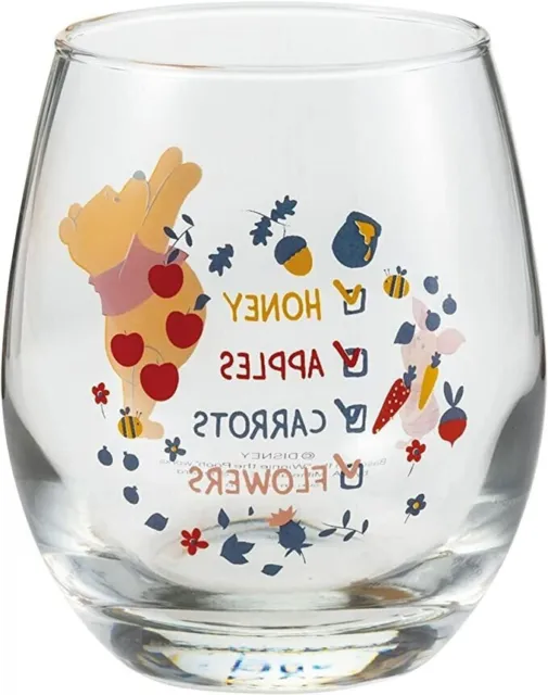 Sunart SAN3705 Disney Winnie the Pooh Glass Cup (Made in Japan)