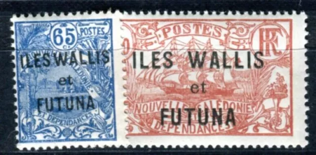 WALLIS et FUTUNA 1927 Yvert 41-42 ** POSTFRISCH TADELLOS (F4173