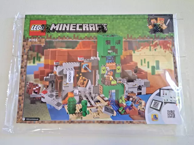 LEGO 21155 Minecraft "The Creeper Mine" - INSTRUCTION MANUAL BOOKLET Only