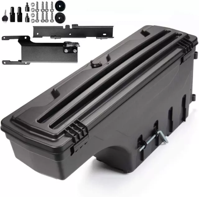 For 2015-2019 Ford F150 Right Side Lockable Storage Box Case Truck Bed Toolbox