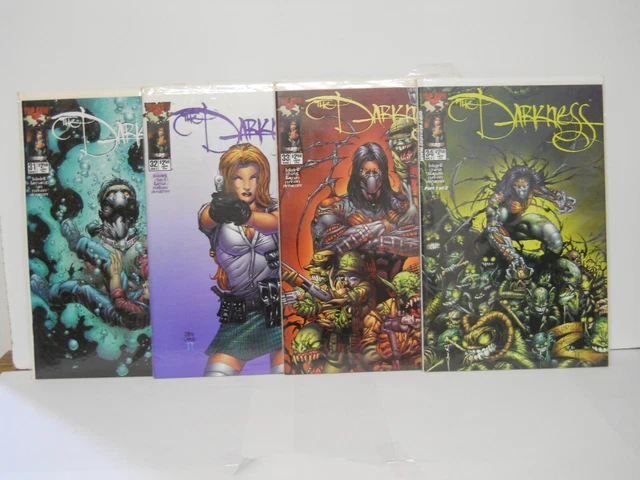Lot of 4 Comic Books The Darkness Top Cow Image Comics 38, 37, 36, 35 Lot#23