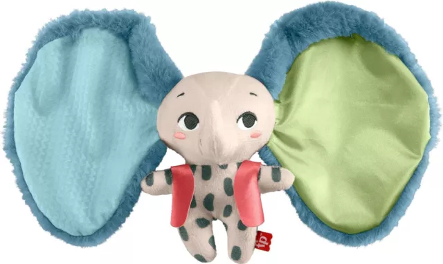 Fisher Price Baby Sensory Toy Planet Friends All Ears Lovey Plush Elephant