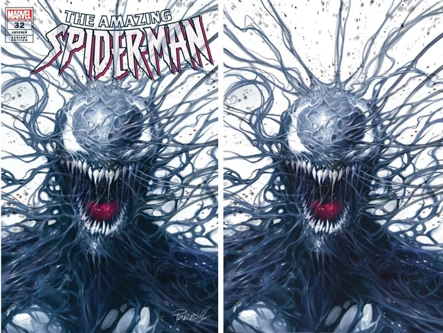 The Amazing Spider-Man #32 Lucio Parrillo Variant Cover Set Marvel Comics 2023