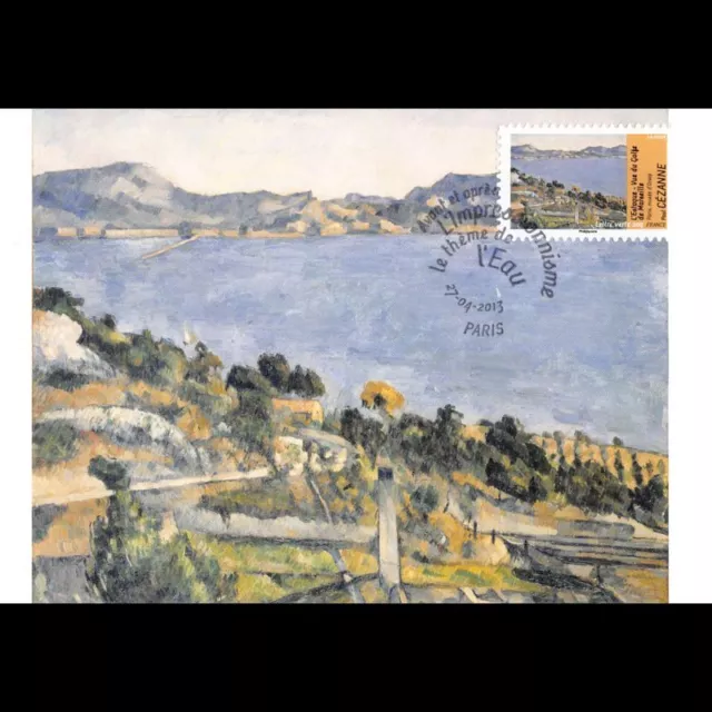 CM - Impressionnisme, Paul Cézanne, oblit 27/4/13 Paris