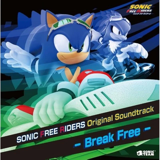 SONIC FREE RIDERS Original Soundtrack Break Free CD Bonus Track Game 