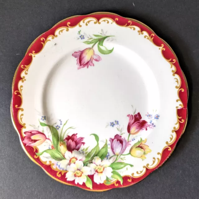 Vintage English Fine Bone Bell China Narcissus 16Cm Side Plate
