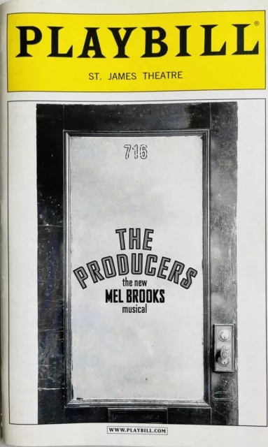 The Producers - Broadway Playbill - Nov 2003 - Fred Applegate, Don Stephenson