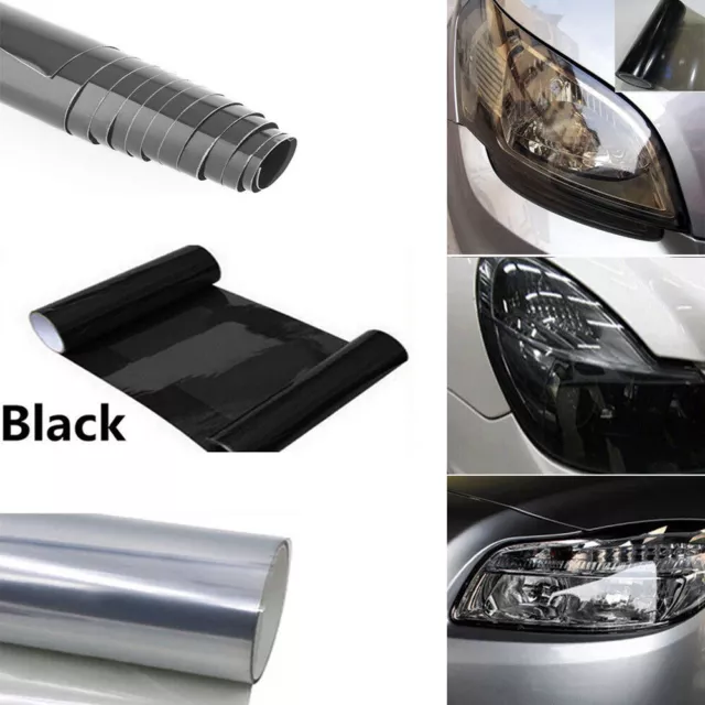 Smoke Headlight Taillight Fog Light Tint Film Vinyl Wrap Cover Car Accessories