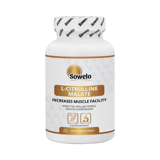 SOWELO L-CITRULLINE MALATE 1000mg TABS BOOSTS MUSCLEPUMP AND SEXUAL EFFICIENCY