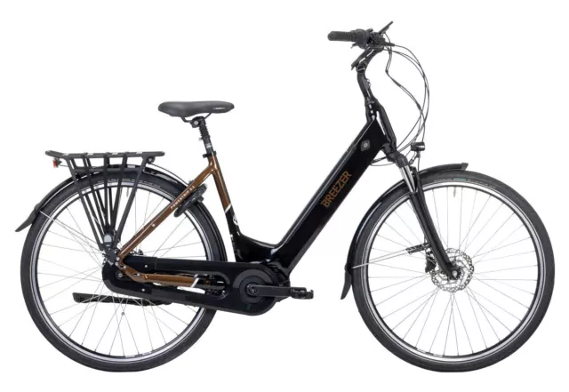 Breezer Powertrip Evo 3.1+ LS E-Bike Pedelec 2022 black bronze frame size 55cm