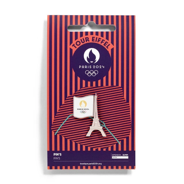 PINS SPORT JEUX olympiques 2024 Tour Eiffel signé Drago EUR 9,90