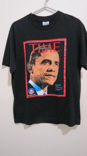 Obama 08 TIME Commemorative Issue Collectors Series Tshirt Large