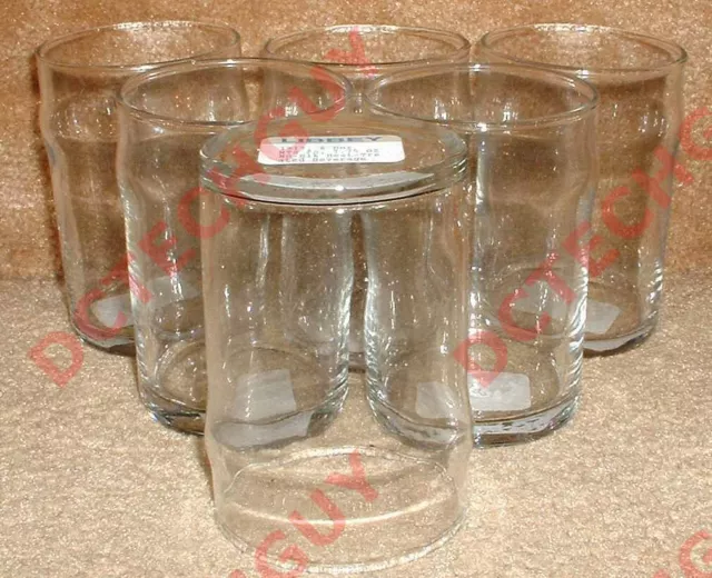 Libbey 1917Ht No Nik 8 Oz Milk Juice Beverage Diner Drinking Glass - Lot Of Six 2