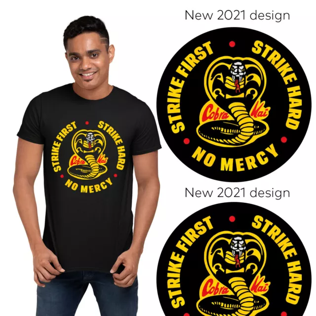 Series 4 Cobra Kai T-shirt Karate Kid Movie Kung Fu Martial Arts Retro Gift Top