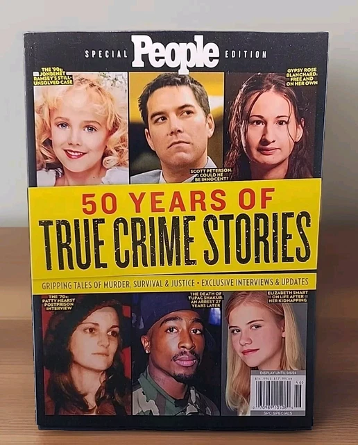 PEOPLE MAGAZINE SPECIAL Edition 50 Years Of True Crime Stories £1.51