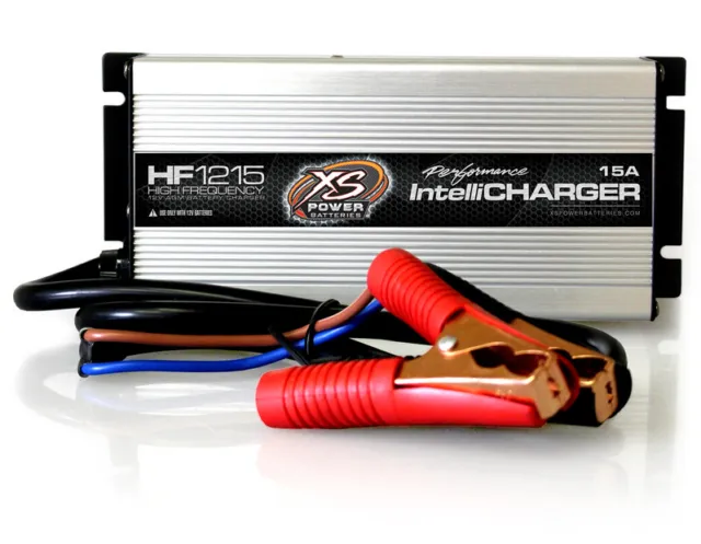 XSP-HF1215 XS Power Battery Charger, IntelliCharger, AGM, High Frequency, 12V, 1