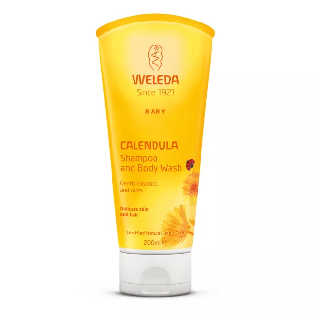 Weleda Baby Calendula Shampoo and Body Wash (200ml)