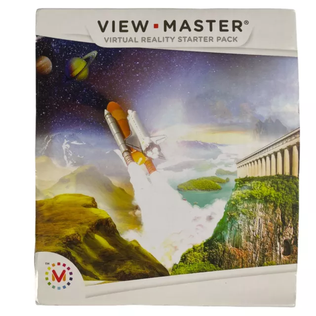 VIEW-MASTER VR Starter Pack Complete Cardboard Viewmaster Virtual Reality MATTEL