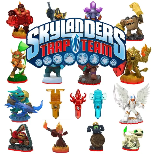 Skylander Trap Team Figures, Traps & Items - Combined Post/Tested/XBOX/PS/Wii 🐙