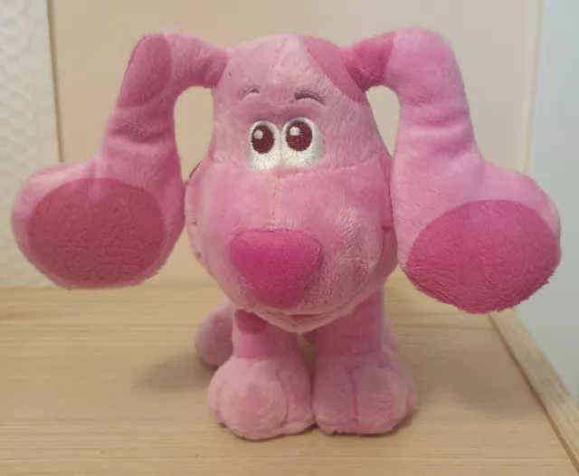 Magenta Pink Dog Blues Clues & You Plush Soft Toy Nickelodeon 2020 Barking Puppy