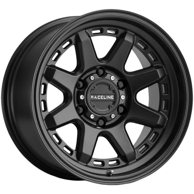 Raceline 947B Scout CUV 17x8 5x4.5" +35mm Satin Black Wheel Rim 17" Inch