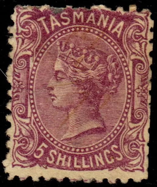 Australia - Tasmania Scott #59 Unused (Queen Victoria) Minor Faults