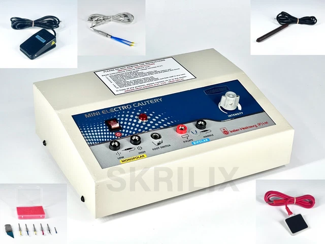 Surgical Electro Cautery Monopolar Bipolar Cautery CE Device Skin Cautery Unit