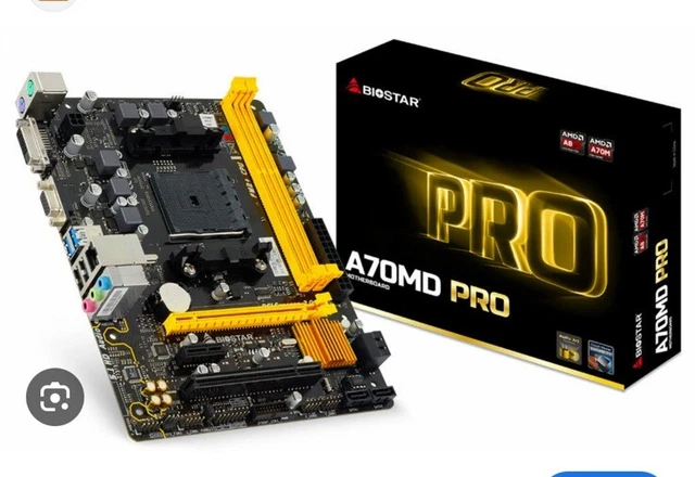 BIOSTAR SOCKET FM2+ DDR3 Micro ATX Motherboard - A70MD Pro - With I/O ...