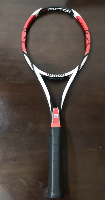 RAQUETTE DE TENNIS Wilson K Factor Six-One Tour 90 têtes Roger Federer 4 5/8 poignées EUR 104,09 - FR