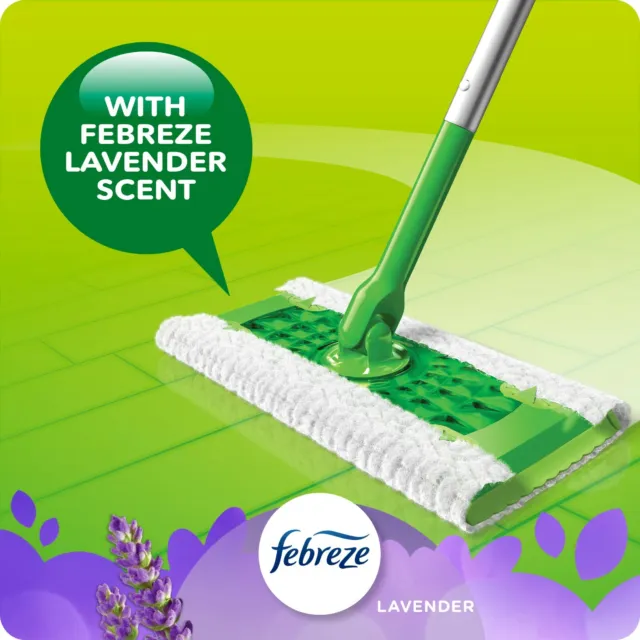 Swiffer Sweeper Dry Sweeping Pad Floor Mopping Cleaning Refills ~ Lavender 52 Ct 5