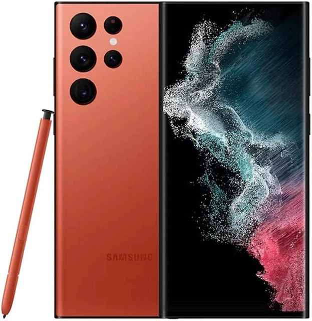 Samsung Galaxy S22 Ultra 1TB 5G entsperrt rot - 15% extra RABATT - sehr gut A