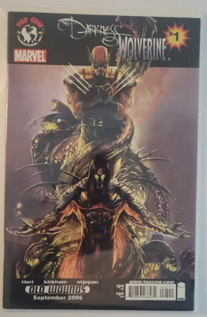 Darkness Wolverine #1 Comic 2006 Top Cow 1-Shot Marvel Frank Tieri Tyler Kirkham