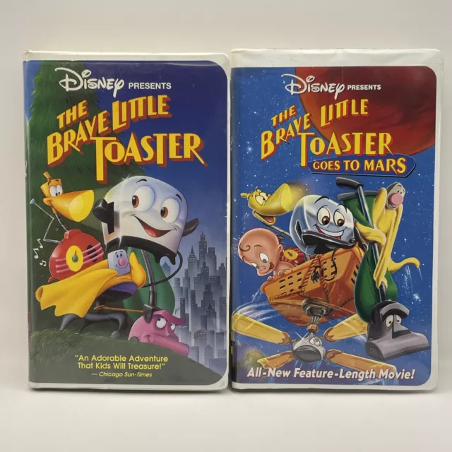 The Brave Little Toaster & The Brave Little Toaster Goes To Mars - VHS Tapes
