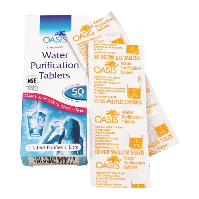 Pastille Oasis Pour Purifier L'eau – 1 Comprimé – Fabriqué En Allemagne