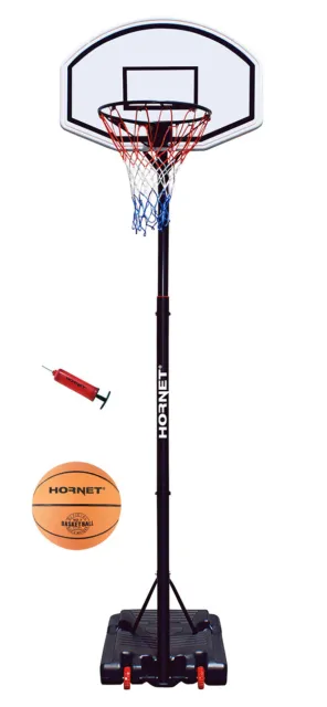 Basketballständer incl. Ball & Pumpe Hudora Hornet 260 Basketballkorb 71626