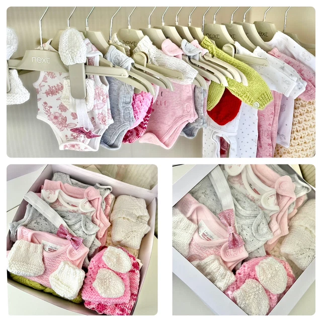 Premature Preemie Baby Girl Essential NICU Clothes Starter Set 3lbs 1.4kg Bundle
