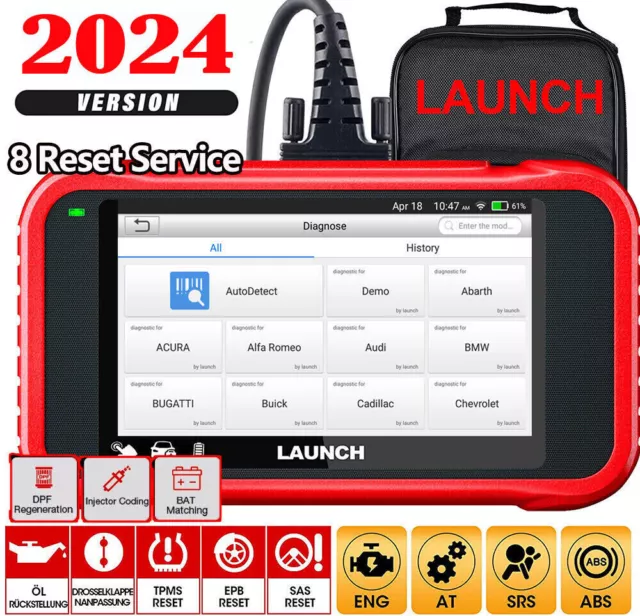 LAUNCH CRP129E Valise Diagnostic Auto Outil de Diagnostic OBD2 basé sur Android